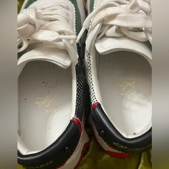 Christian loubotin CL Paris 38.5 size sneakers flawed read below ! Only shoes - Picture 9 of 13